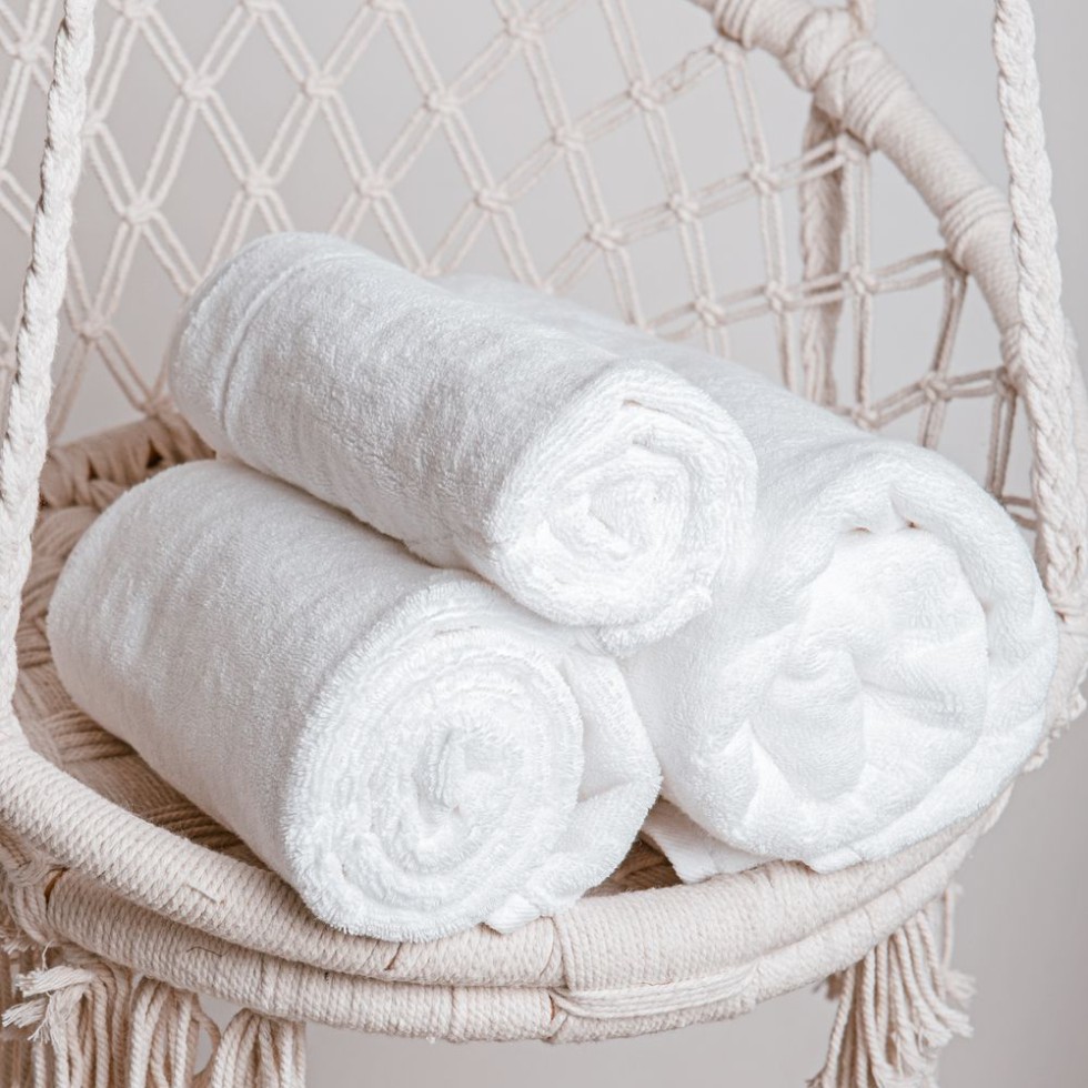 Cotton Hand Towels, Hotel Grade — Pack of 12